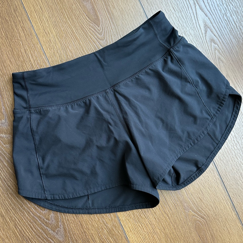Lululemon Athletica Midnight Black Athletic Shorts